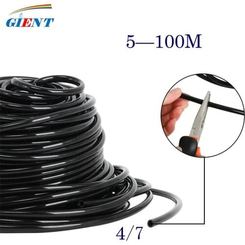5-100M Watering Hose 4/7mm Garden Drip Pipe 1/4 Tube PVC Hose Irrigation System Watering Systems for Greenhouses