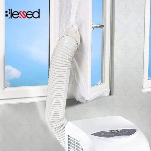 3M/4M Universal Air Lock Window Seal Cloth Plate Hot Airs Stop Conditioner Outlet Window Sealing Kit for Mobile Air Conditioner
