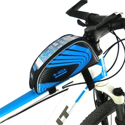 Waterproof Bicycle Bag Bike Front Bag For 5.5''Phone Waterproof Reflective Frame Cycling MTB Bicycle Road Bike Bag Bicycle Acces