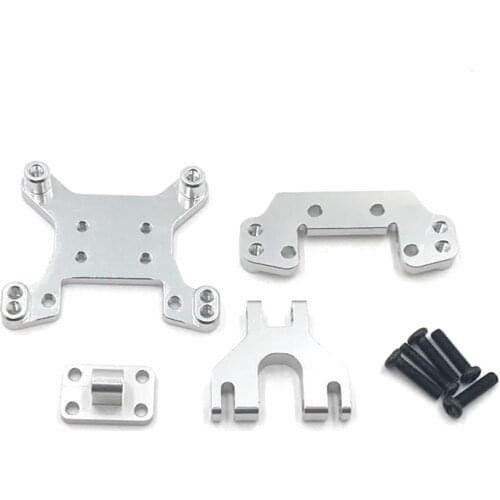 Wltoys 1/12 124018 RC Car Upgrade Parts metal Upgrade front rear shock mounts
