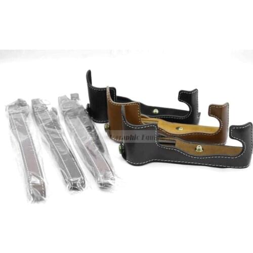 XT2 XT3 Camera Video Bag PU Case 1/4 Screw Mount for Fujifilm Fuji X-T2 X-T3