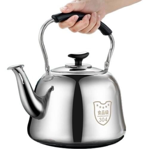 Sound Kettle 304 Stainless Steel Thickened Gas Large Capacity Household Teapot Kettle Gas Stove Induction Cooker