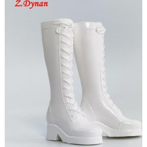 1/6 Female Martin boots High Boots Hollow Shoes white black High Heel Shoes for 12 Inches TBLeague Phicen Action Figures dolls