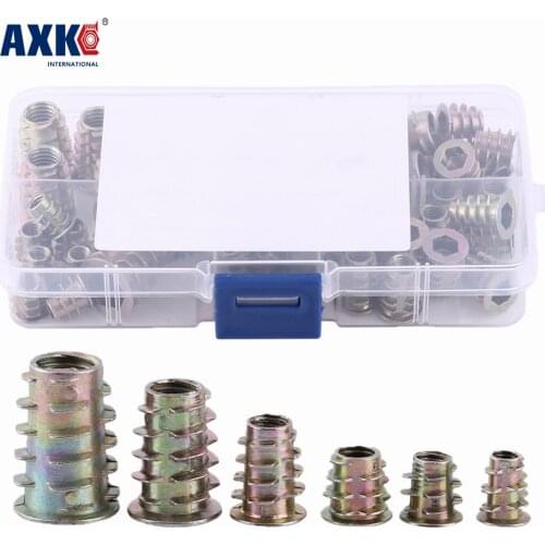 2021 Hot Sale 50pcs Rivet Nut Rivnut For Furniture Zinc Alloy Screw-in Type Threaded Remachadora De Tuercas M4/m5/m6/m8/m10
