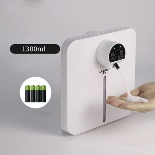 Automatic Liquid Soap Dispenser Pump Wall-mounted Automatic Sanitizing Machine Sensor Spray Foam Touchless Soap Dispenser