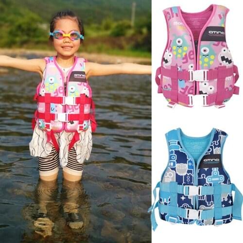 Kids Swim Children Float Vest - Toddler Baby Youth Floating Jacket Swimsuit Boys Girls Swimming Learning Swimwear Neoprene