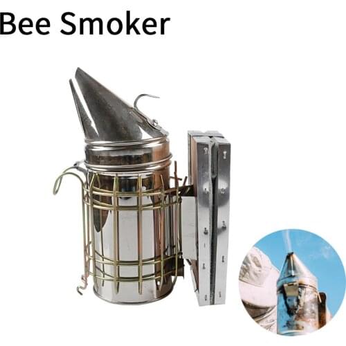 Beekeeping Small Size Manual Bee Smoker Conical Head Smoke Gun For Bees Product Apiculture For Beekeeper Beginning Tool