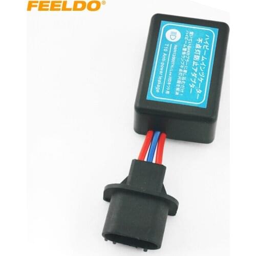 FEELDO 1Pc Car H13 HID NO Error Warning Canceller Anti-power Leakage Module Load Resistor no Flickering DC12V #AM4224
