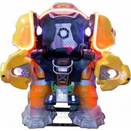 Adults Kids Play Walking Robot Indoor Outdoor Plaza Amusement Park Laser Shooting Teenagers Electronic Simulator Game Machine