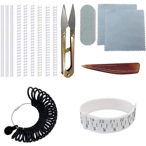 PHYHOO Ring size adjuster tools Ring measuring loop Bracelet sizer Bangle Jewelry Making Gauge