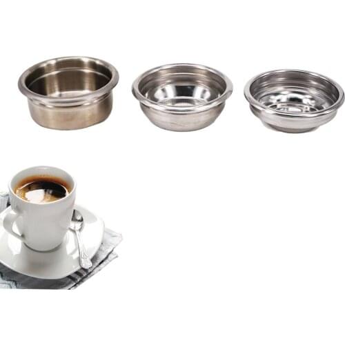 58mm Coffee Filter Basket For Espresso Machine Coffee Maker Part High Quality Tea Stainless Steel Porous Filter Bowl Basket