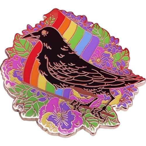 Pride Raven LGBT Badge