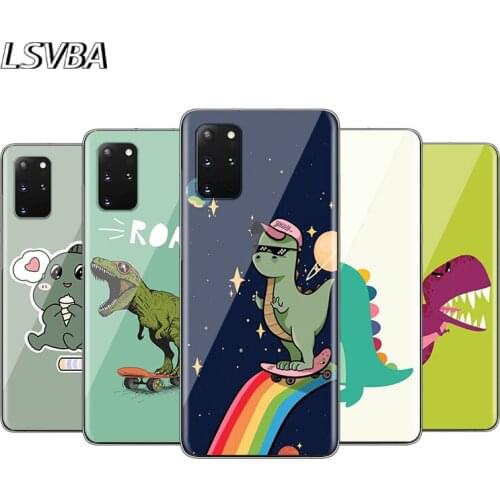 Cute Cartoon Dinosaur For Samsung Galaxy S20 Plus A01 A11 A21 A21S A31 A41 A51 A71 A81 A91 Ultra 5G Phone Case