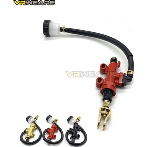 Motorcycle Rear Foot Hydraulic Brake Pump Master Cylinder Rear Brake color Pump For Kawasaki Suzuki Honda Yamaha