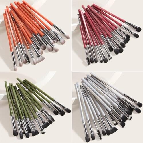 Maange 14pcs Professional Eye Makeup Brush Set Makeup Tools Eye Shadow Brush Cosmetics For Face Highlighter Powder Foundation