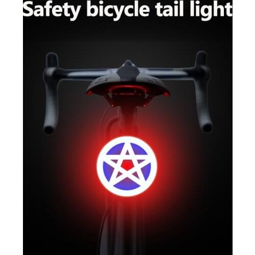 Multi Lighting Modes Bicycle Light USB Charge Led Bike Light Flash Tail Rear Bicycle Lights for Mountain Bike Seatpost