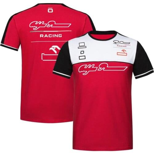 2021 New Team Uniforms F1 Racing Uniforms T-shirt Mens Short-sleeved Lapel Polo Shirts Customized The Same Style Team Uniforms