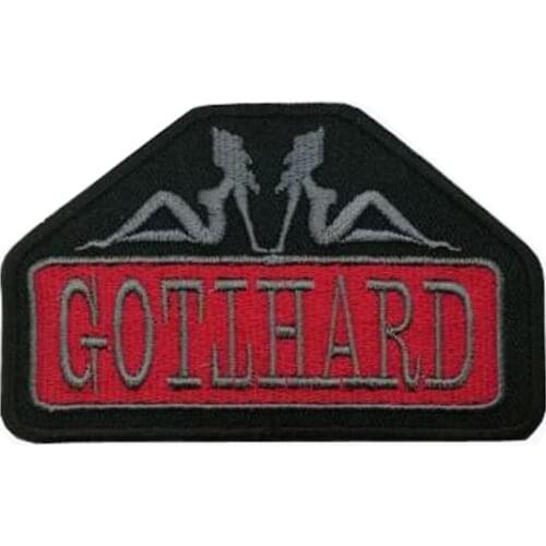 New Gotthard Patch Embroidered Sew Iron On Heavy Metal Hard Rock Band Music Logo Clothes patch
