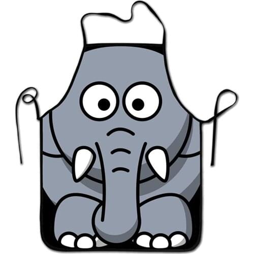 Personalized Adult Chef Kitchen Aprons,Funny Cool Unisex Character Cute Cartoon Kitchen Apron