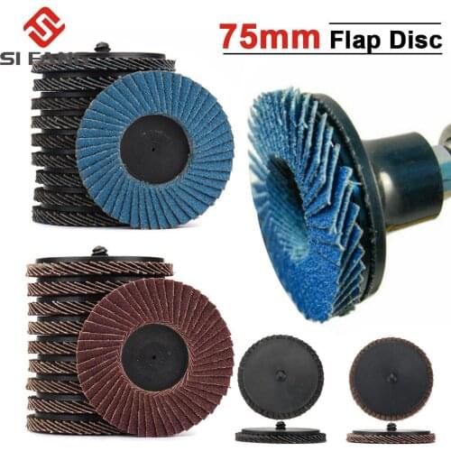 75mm Professional Flap Discs 3inch Sanding Discs 80 Grit Grinding Wheels Blades for Angle Grinder Abrasive Tool 80Grit