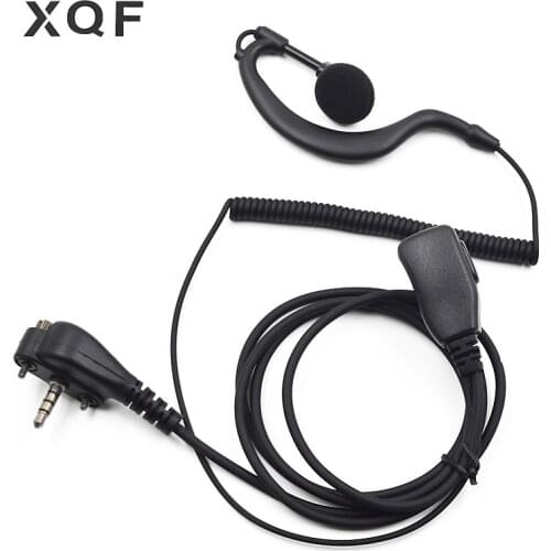 PTT Earhook Earpiece Headset Mic for Vertex Standard VX231 VX261 VX351 VX-417 VX-451 EVX-531 EVX-534 Radio walkie talkie