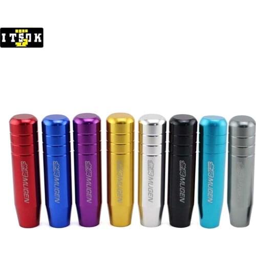 Mugen Gear Shift Knob Aluminum Alloy 13cm Universal Stick Lever Shifter Racing JDM Car Tuning Sport