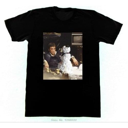 Scarface Snowman T-Shirt Men Cotton Tshirt Drugs Ecstasy Molly Rave Edm Coke Unisex T Shirt Funny Tees Harajuku