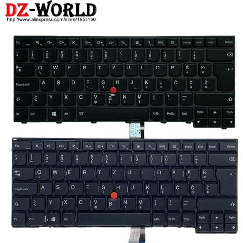 New Original Slovenian Backlit Keyboard for Lenovo Thinkpad T440 T440S T431S T440P T450 T450S T460 Laptop 01AX335