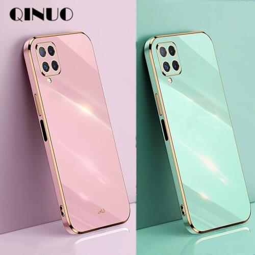 Luxury Square Plating Silicone Case For Huawei P40 Lite P30 P20 Pro Mate 20 30 40 Nova 7 6 SE 8 Pro 5i 3i Slim Shockproof Cover