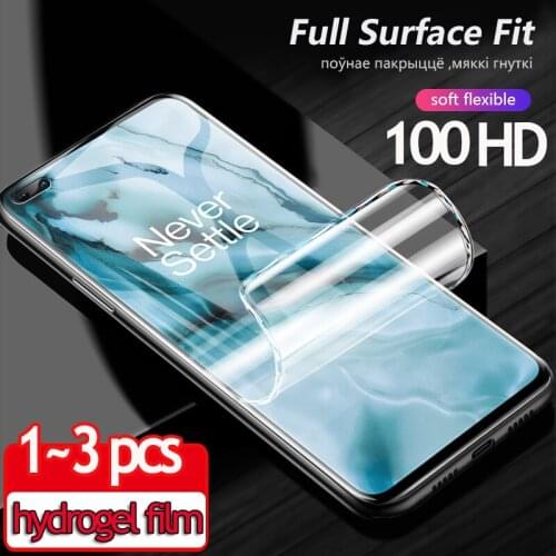 100D Full Cover One Plus 8 8t Glass Film Oneplus nord Hydrogel Film Oneplus 7 8t pro Films One plus nord Screen Protector 1+nord