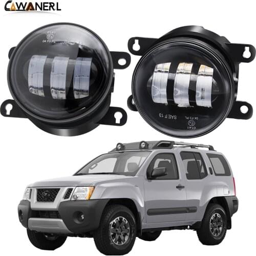 LED Fog Light Assembly For Nissan Xterra N50 2005-2015 Car 30W 6000LM Front Bumper Fog Lamp Daytime Running Light H11 12V