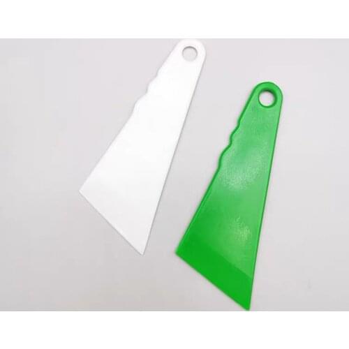 Triangle Window Tint Scraper Car Vinyl Film Wraps Applicator Tools Small White/Green Hand Plastic Squeegee Quality & Durable k56