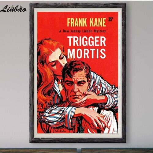 V283 1959 trigger morits! Vintage Classic Movie Print Silk Poster Home Deco Wall Art Gift
