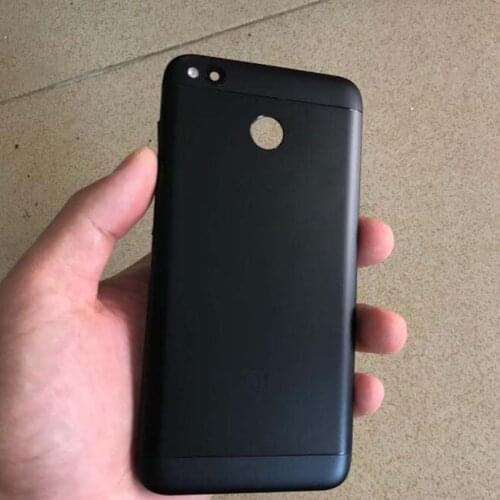 High Quality Back Battery Cover For Xiaomi Redmi 4X MAE136 Housing Door Rear Case Lid Flip + Power Volume Buttons + Camera Lens