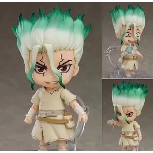 10cm Dr.STONE Anime Figure 1262# Ishigami Senkuu Action Figure Dr.STONE Senkuu Ishigami Figurine Collectible Model Doll Toys
