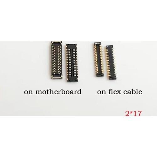 1PCS LCD Screen Display Flex FPC Connector Plug For Huawei Honor 8A Pro 10i 20S Y6S Y6 Pro Y6Pro Prime 2019 Enjoy 8A 34 Pin