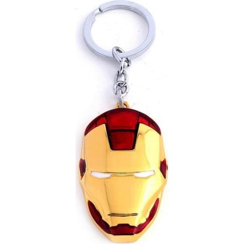 1pc Super Hero Man Mask Metal Anime Props Purse Bag Buckle Holder Accessories