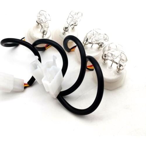 4pcs/lot 12V White HID Hideaway Bulbs Flash Strobe Replacement Lamp Bulbs Tube Light