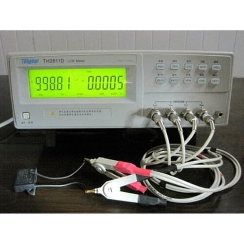 Digital LCR Meter TH2811D latest Measurement Technologies Large Character LCD Display Surface Mount Technique