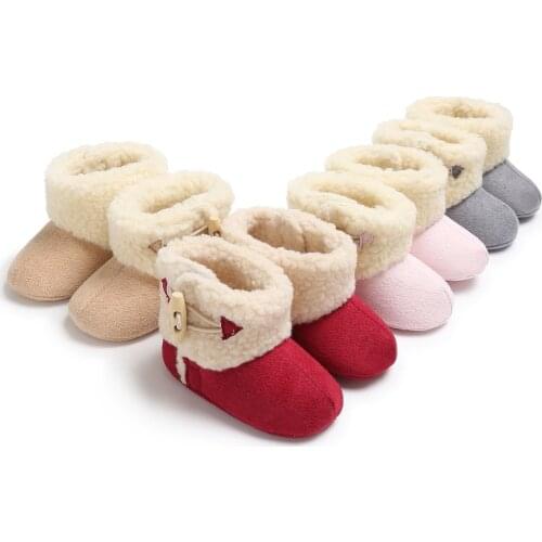Baby Winter Cute Boots Keep warm baby boots Baby Moccasins Shoes Baby Boots Newborn Infant Indoor For Newborn
