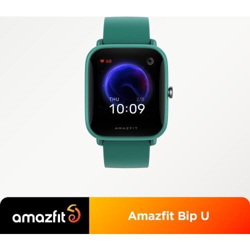 Original Amazfit Bip U Fitness Track Smartwatch 5ATM Waterproof Color Display Sleep Monitoring for Android for IOS