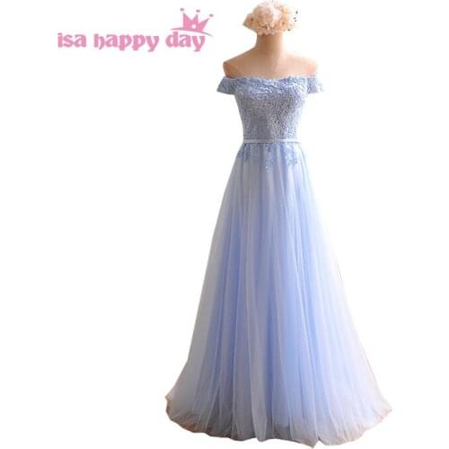 Hot and sexy new dresses for party sky blue bridesmaids fashinable dress for girls bridemaid dresses ladies under 100 B3933