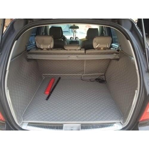 Good mats! Special trunk mats for Mercedes Benz ML W164 2011-2006 waterproof durable cargo liner mats boot carpets,Free shipping