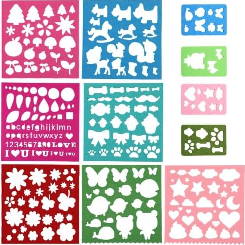 Imzay Felting Mold Needle Felt Applique Mold Felt Template Needle Felting Tools DIY Wool Felting Kits For Beginner Craftwork