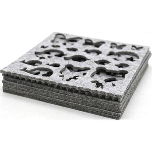 K5DC 7pcs Wool Felt Mold Needle Felting DIY Craft Stencil Applique Handicraft Shaping Mould Sewing Accessories