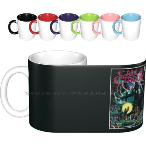 Call Of Cthulhu 1st Edition Cover Ceramic Mugs Coffee Cups Milk Tea Mug Cthulhu Call Of Cthulhu Chaosium H P Cthulhu Mythos Rpg
