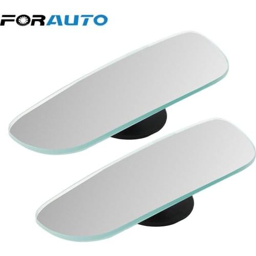 LEEPEE 2Pcs Parking Car Mirror Auto Rearview Auxiliary Mirror 360 Degree Wide Angle Adjustable Convex Blind Spot Mirror