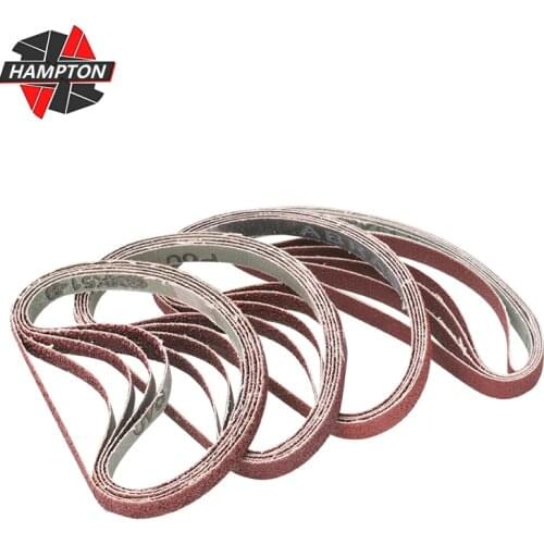 330x10mm Abrasive Sanding Belts Sander 5pcs 40/60/80/120 Grit Sanding Belts For Sander Grinding Polishing Tools Sanding Bands