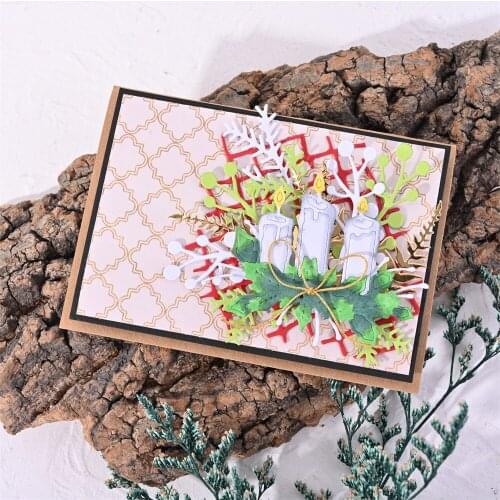 YaMinSanNiO Candle Metal Cutting Dies For Scrapbooking Stencils DIY Album Paper Cards Decoration Embossing Folder Die Cutter New