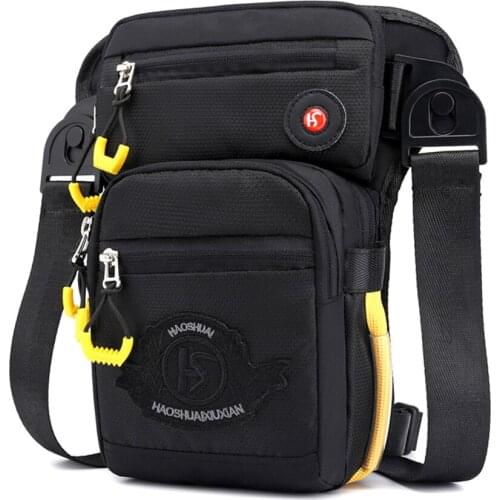 2022 Multi-Purpose Waist Leg Bag Mens Work Climbing Sling Chest Shoulder Day Pack Male Boys Tactical Cross-Body Backpack